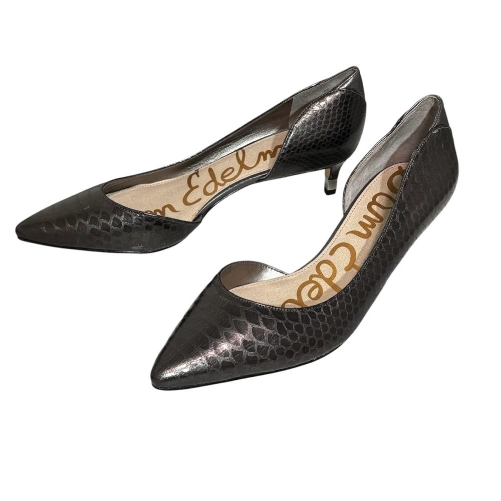 SAM EDELMAN - THE LINDA - VIV d’ORSAY STYLE - SIZE 9 - LEATHER UPPER - Picture 2 of 13